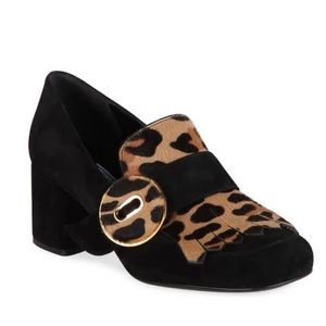 Prada Cheetah print Heeled loafers
